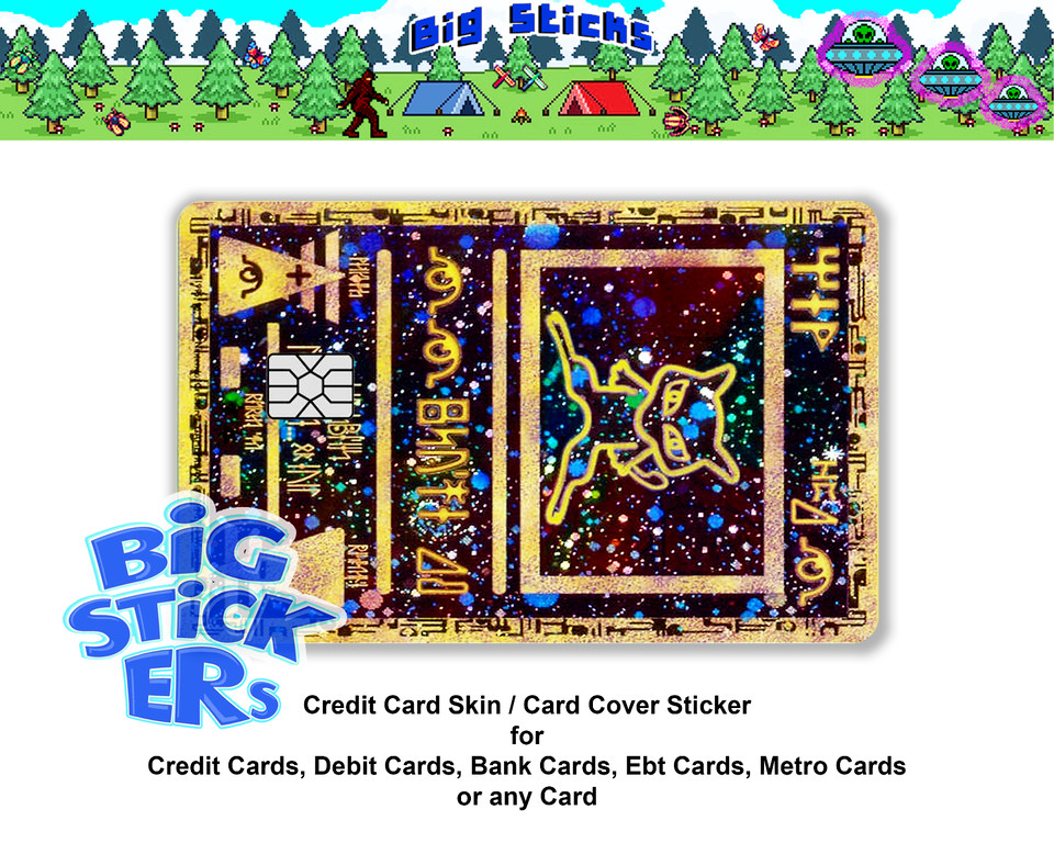 Pokemonster Credit Card Skin Cover SMART Sticker Decal Ancient Mew Card Decal