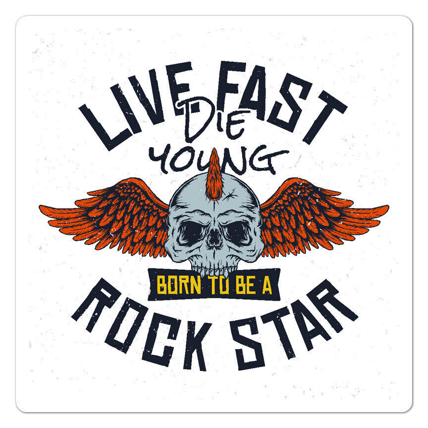 Live Fast Die Young Sticker Decal
