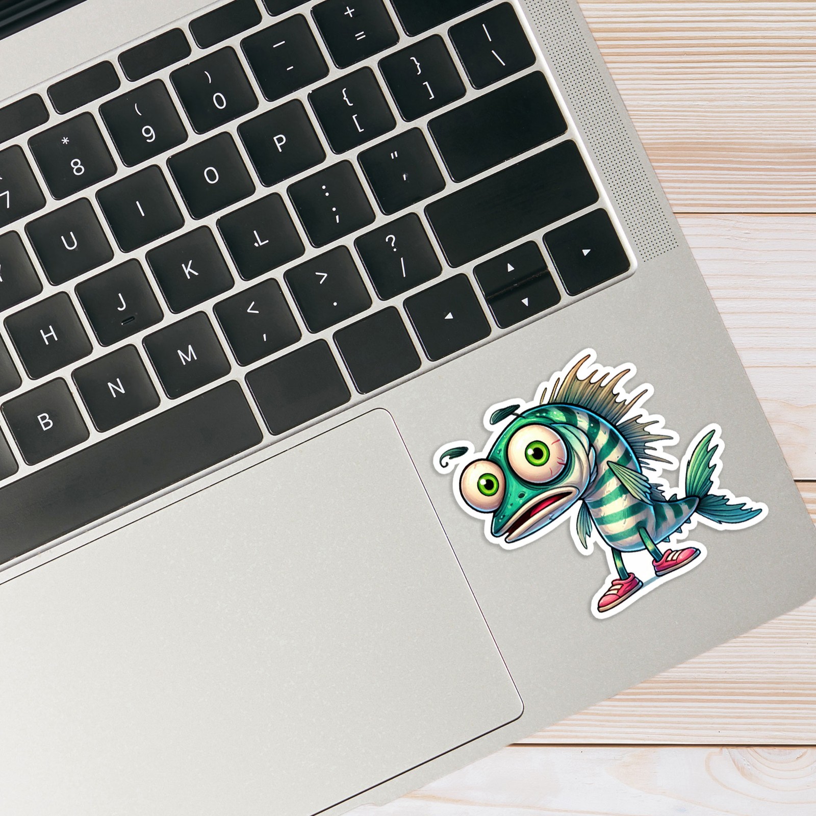 Anchovy With Shoes – Vinyl Decal Sticker – Car Window Laptop – #421