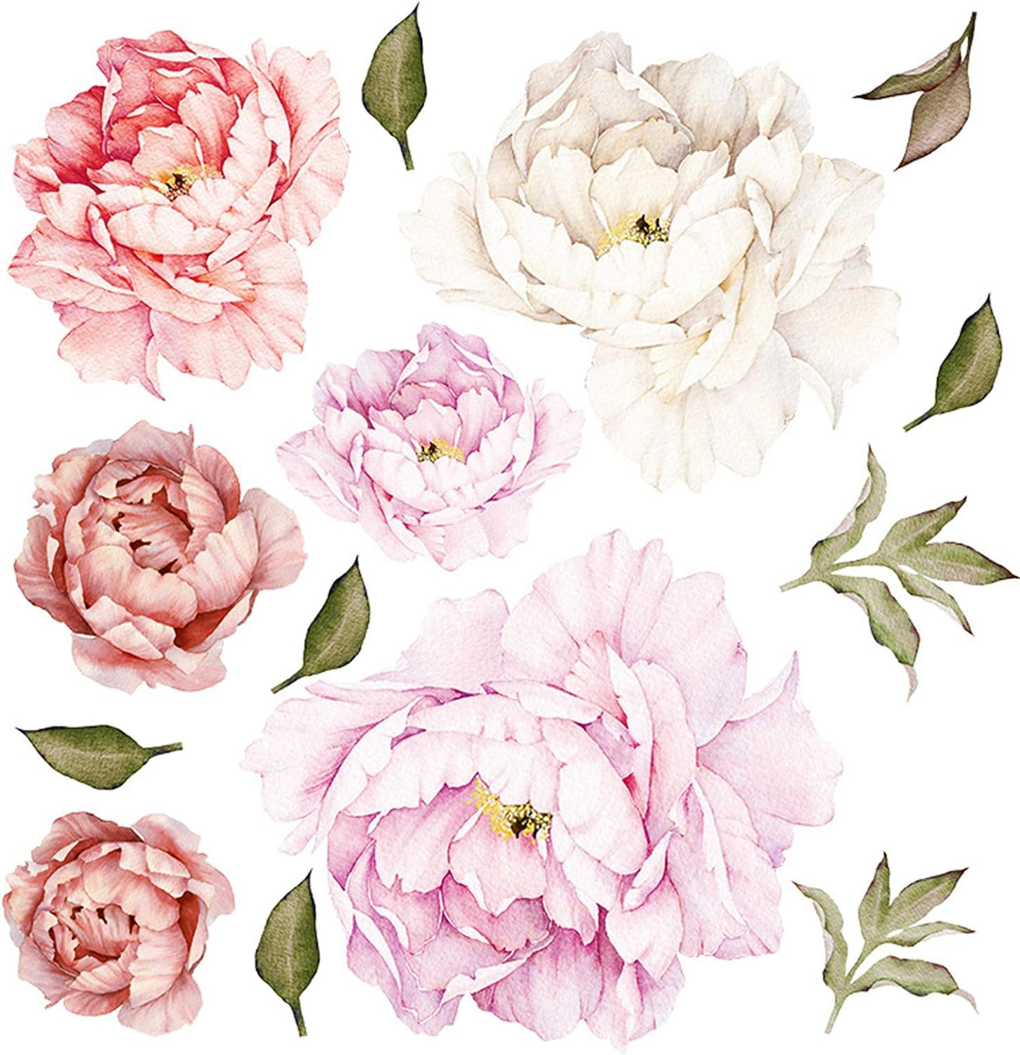 Nother Peonies Wall Decals Peony Floral Wall Decal Rose Bouquet Flowers Peel …