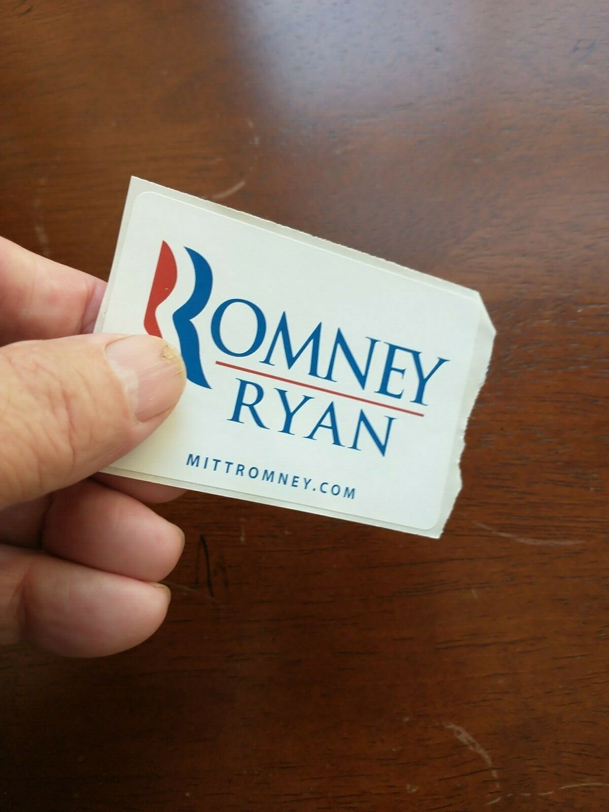 Official Governor Mitt Romney For President & Paul Ryan Rectangular Stickers G20