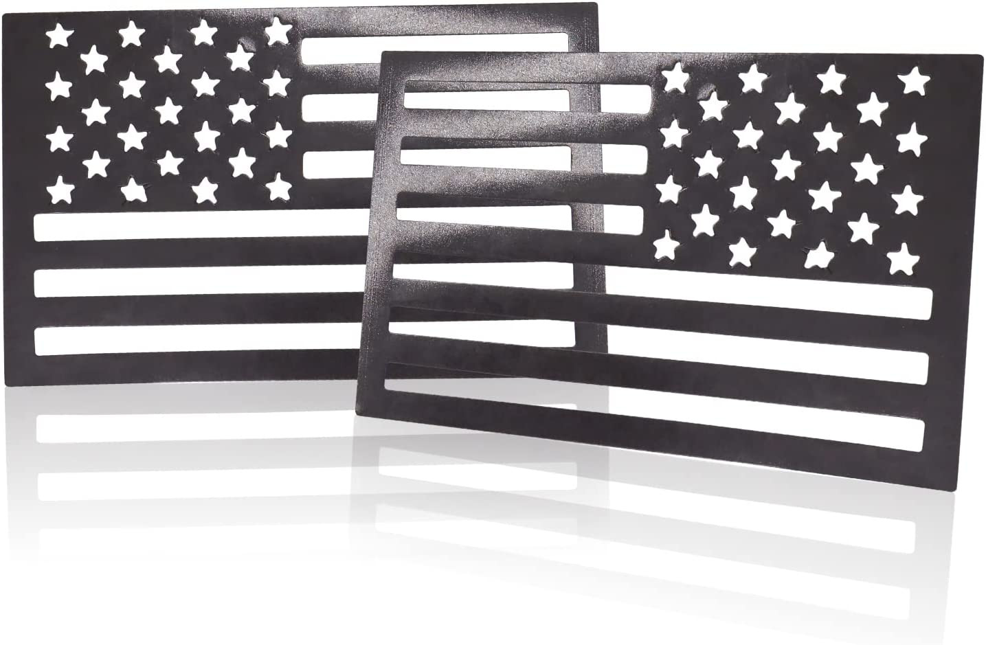 American Flag Magnet Decal, 2 Pack 6.1 X 3.7 Inch USA Flag Stickers with Patriot