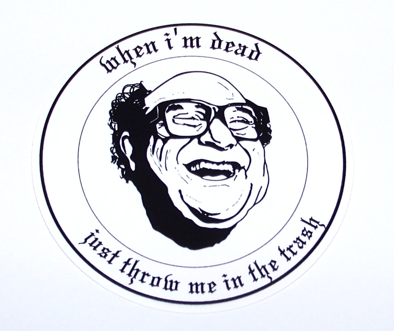 ALWAYS SUNNY Die Cut Bumper Sticker Decal TV Comedy FRANK Philadelphia