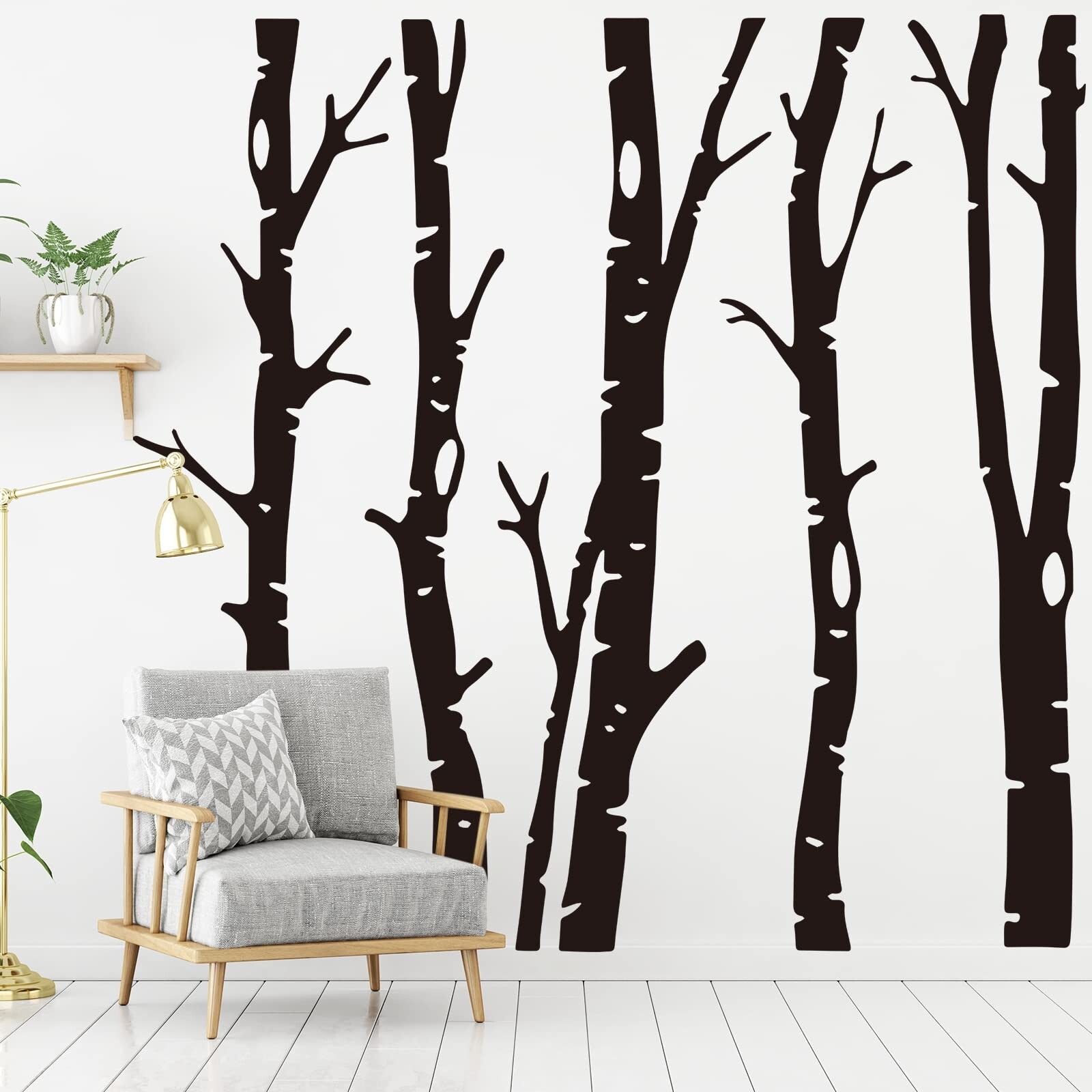 Shimeyao 7 Sheets Woodland Wall Decal Giant Family Tree Wall Decals Woodland …
