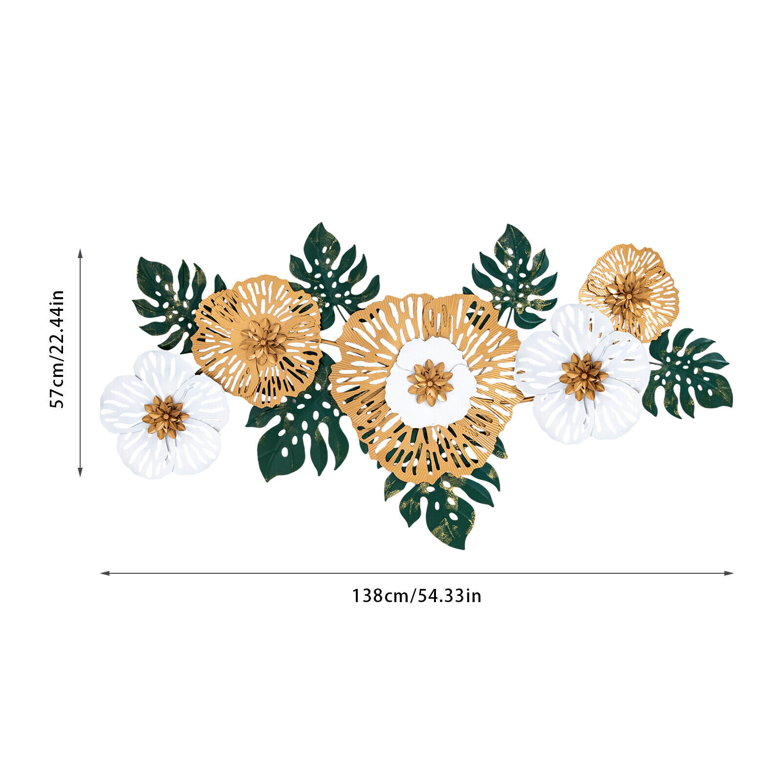 3D Flower Shaped wall Sticker decal Home Art decor Free Shipping !!!
