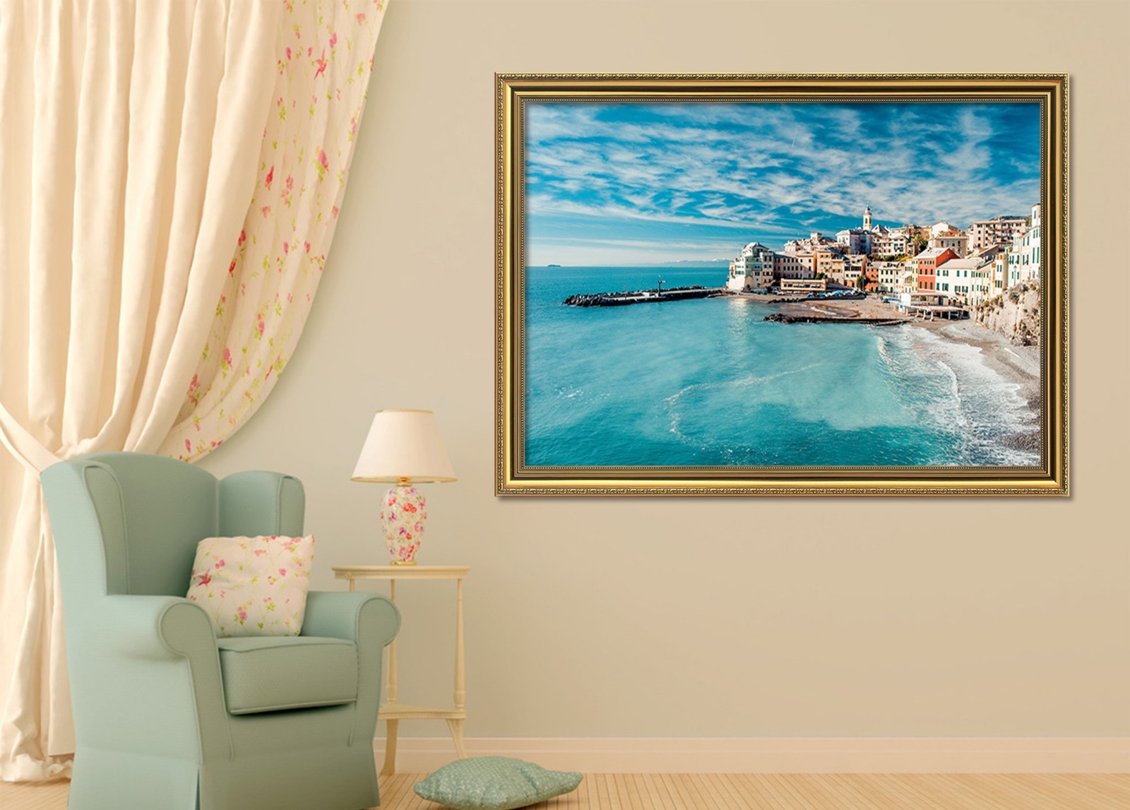 3D Seaside City 622 Framed Poster Home Decor Print Painting Art AJ WALLPAPER
