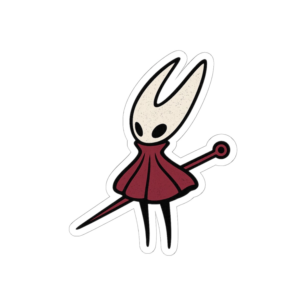 Hollow Knight Hornet Sticker | Fierce Gamer Vinyl Decal