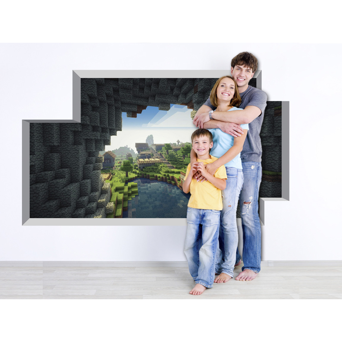 Extra Wide Mine Themed Mural – The Cave Entrance 72″ wide x 42″ tall