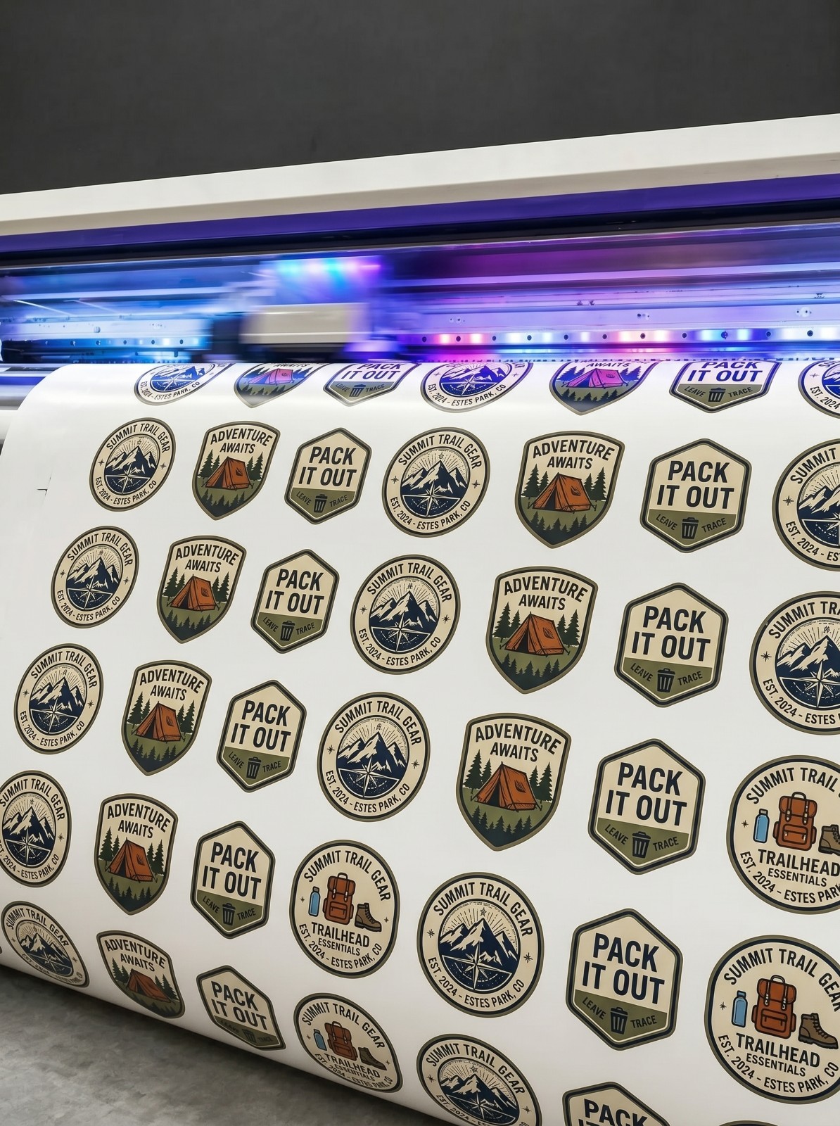 Custom Die Cut Vinyl Stickers Full Color Logo Labels Waterproof Gloss