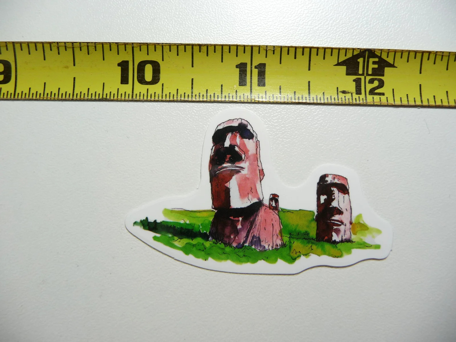 EASTER ISLAND HEADS ISLAND CHILE SMALL STICKER DECAL LANDMARK DESTINATION