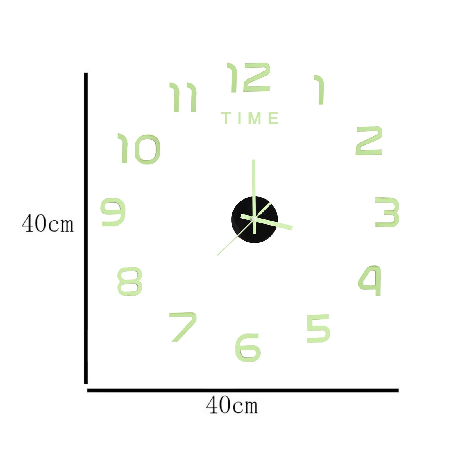Contemporary Large Mirror Wall Clock for Modern Office and Home Design