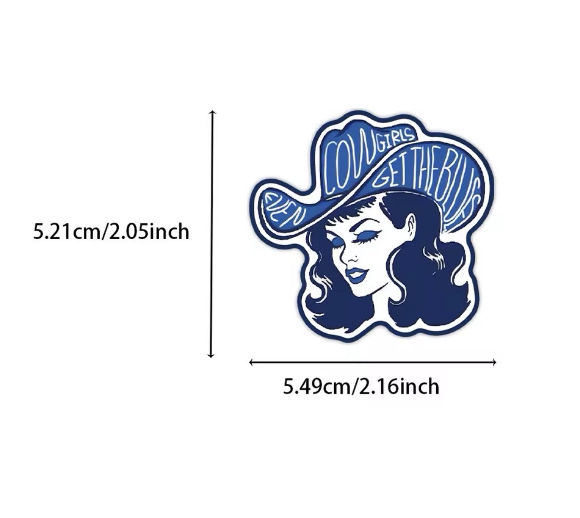 Western Cowboy Style 50pc Stickers Matte Western Cowgirl Stickers FREE SHIPPING