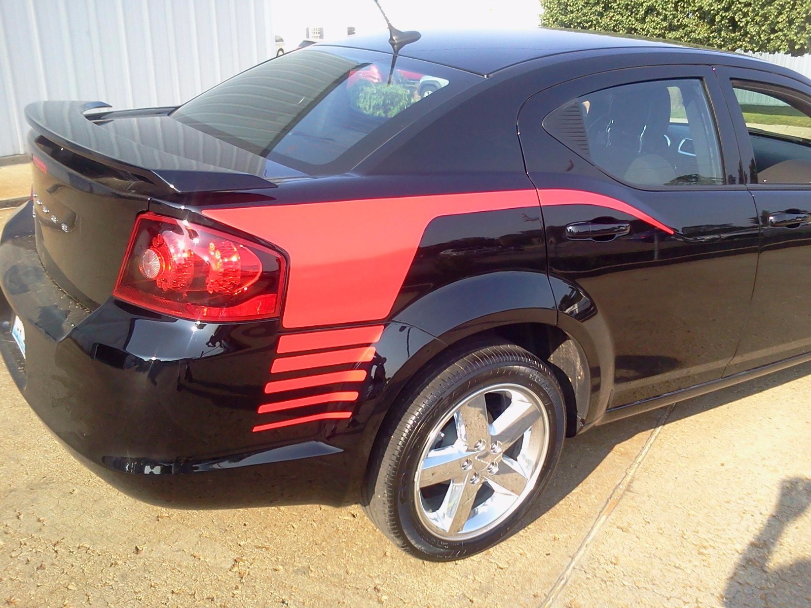 Hockey & Fender Hashes stripe decal decal graphics fit 2008-2013 Dodge Avenger
