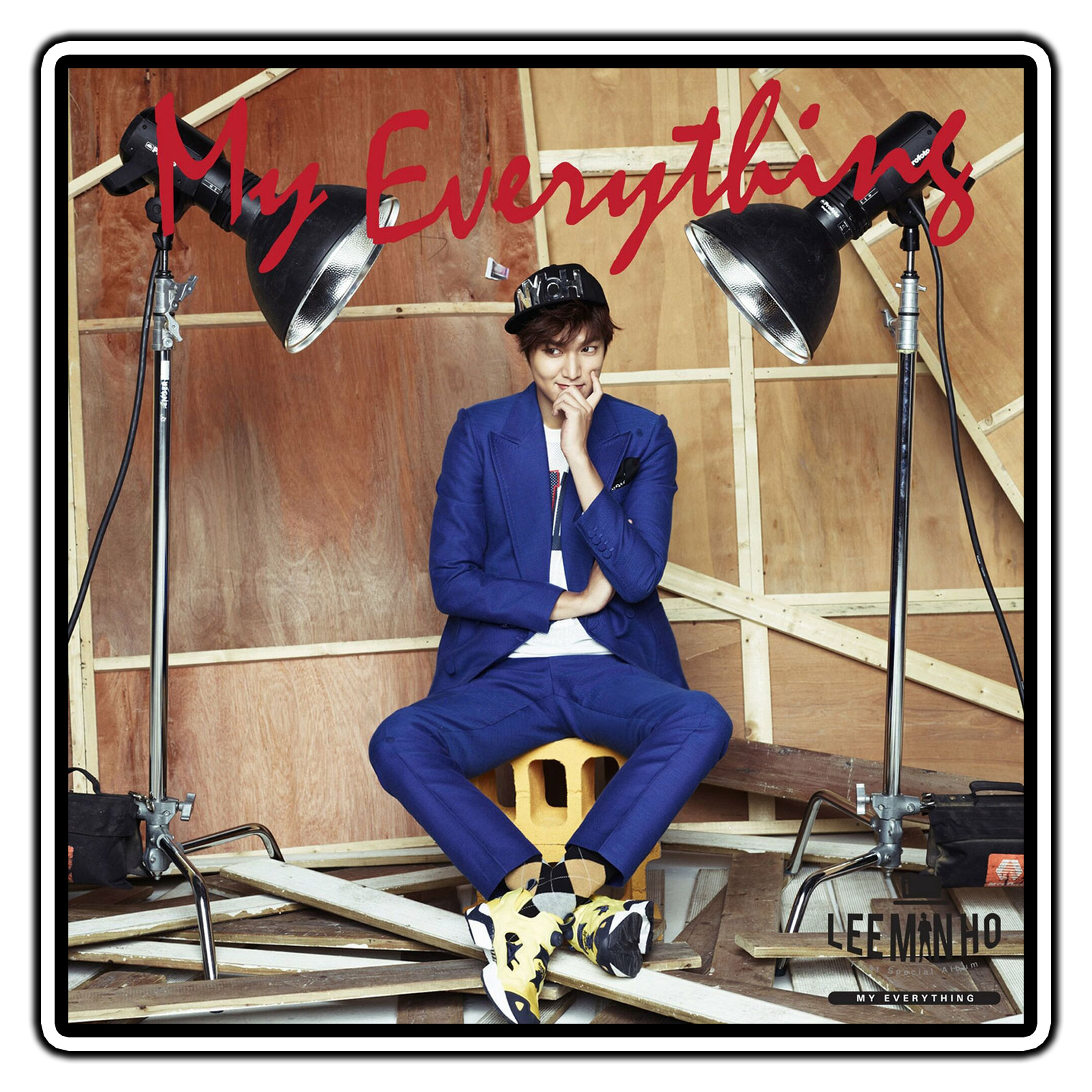 #3002 Lee Min Ho My Everything Album Sticker Brand Waterproof Vinyl Decal
