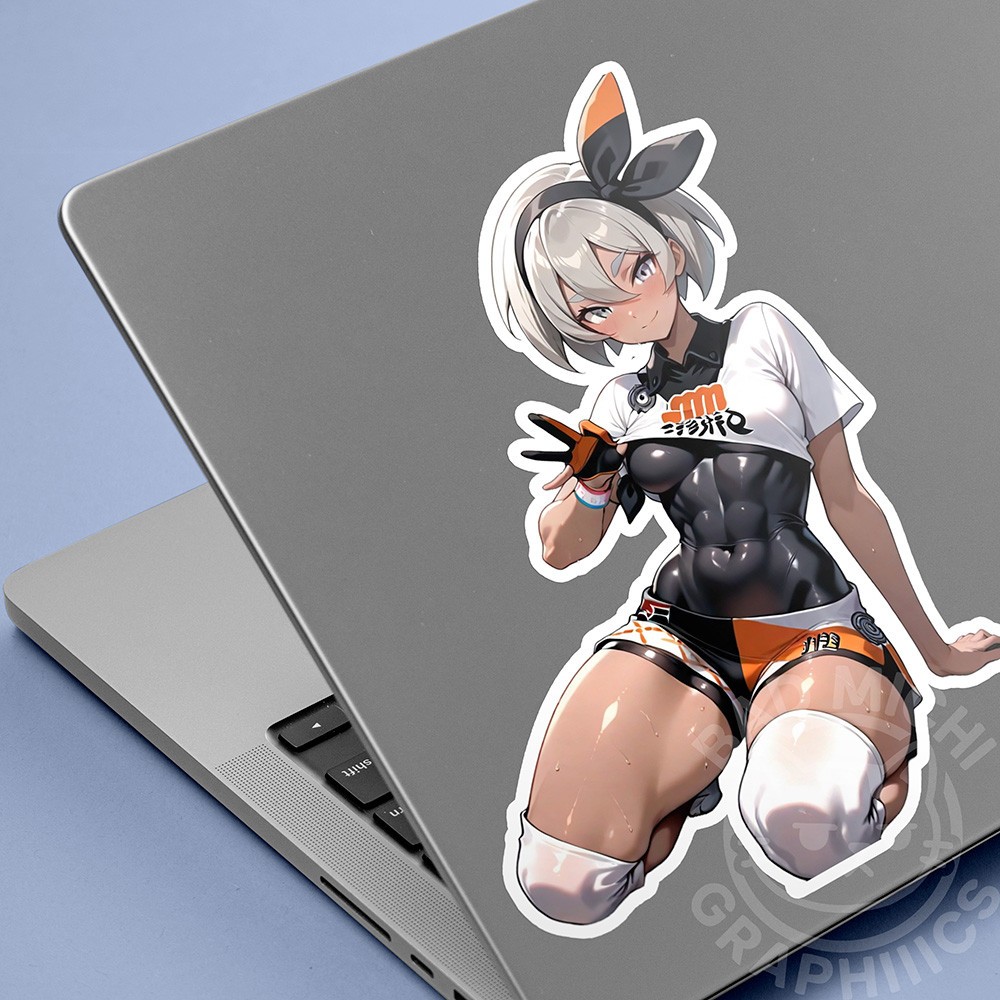 Bea Saitou Anime Waifu Pinup beuitiful 7in Anime Car laptop Vinyl Sticker 04