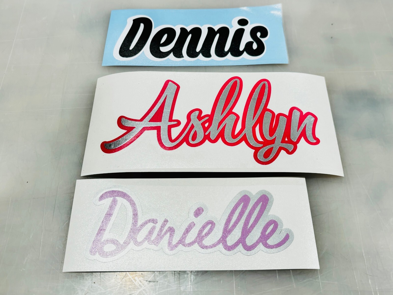 Your Name On A 5″ Vinyl Decal-Lotsa Fonts-Sizes-Colors Avail. Buy 2 Get 1 FREE
