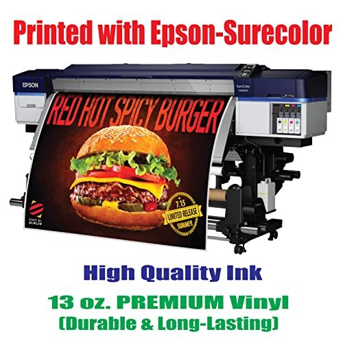 Custom Vinyl Banner Premium Coated Custom Text Vinyl Banners Various Sizes