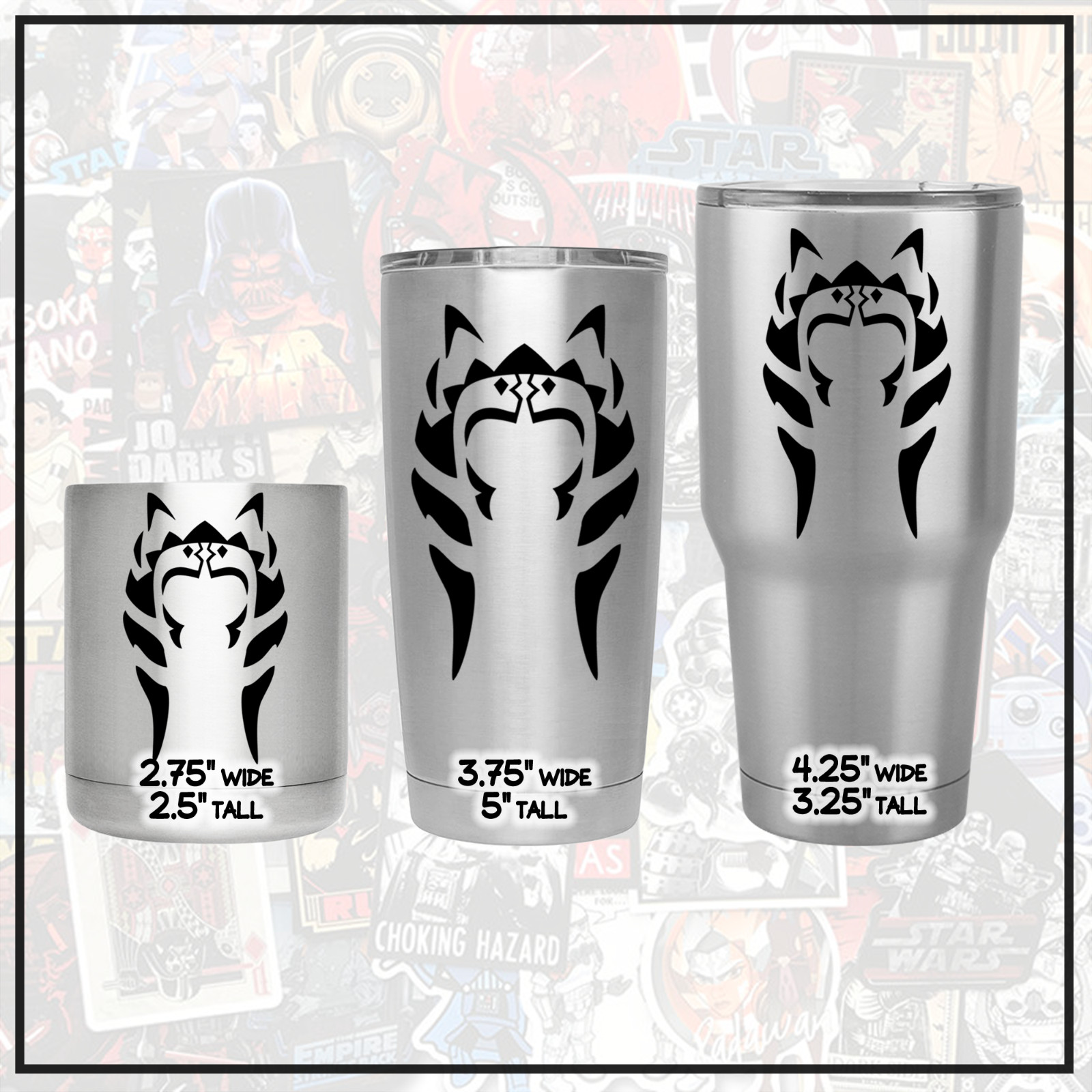 Star Wars Ahsoka Tano Decal | Sticker