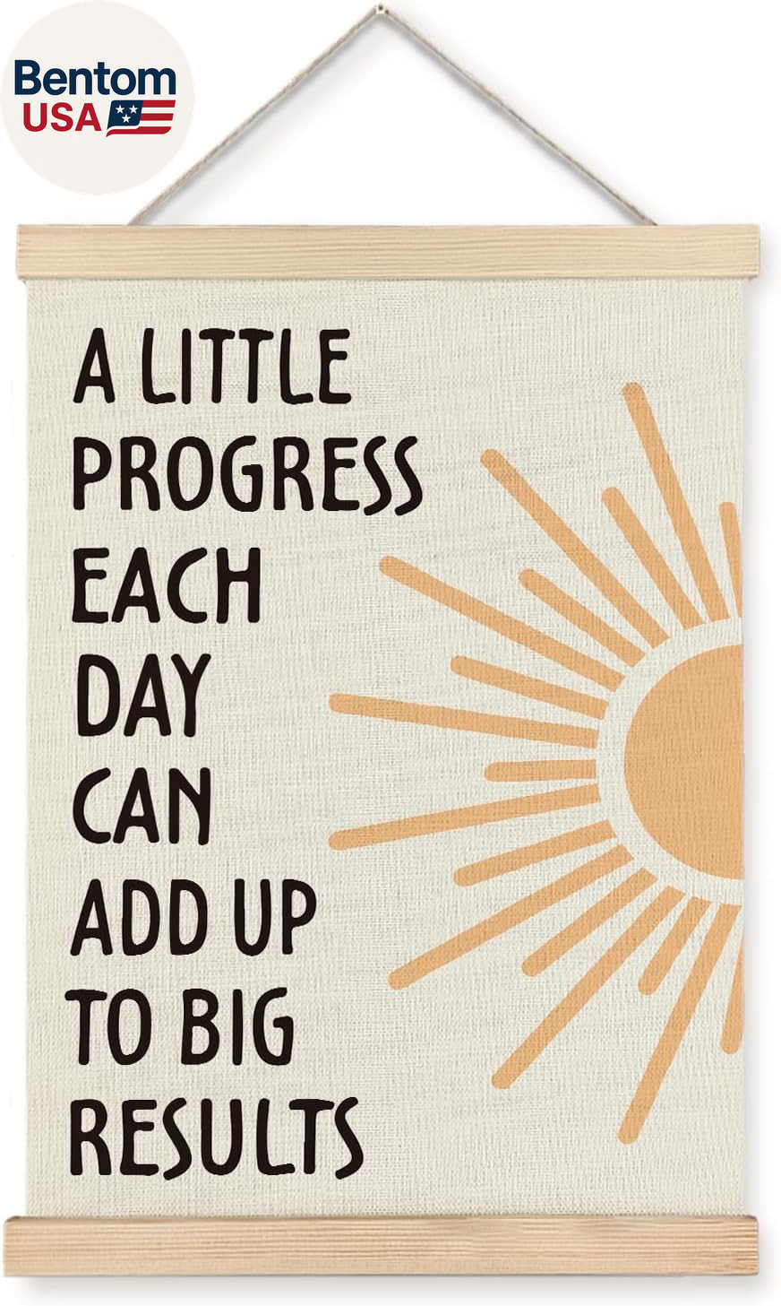 Positive Affirmations Wall Decor, Inspirational Add up to Big Results Office Wal