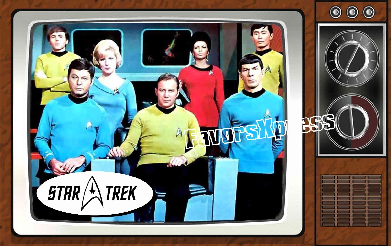Star Trek Classic TV Show PHOTO MAGNET 4 X 2.5 INCHES