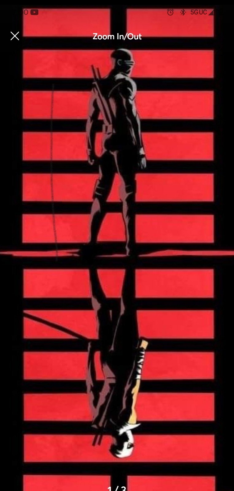 G.I JOE STICKER X SNAKE EYES X STORM SHADOW X 4×2 Inch Sticker X