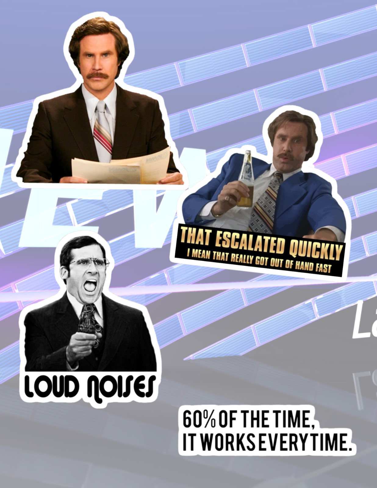 Anchorman 2000’s Comedy Sticker Pack