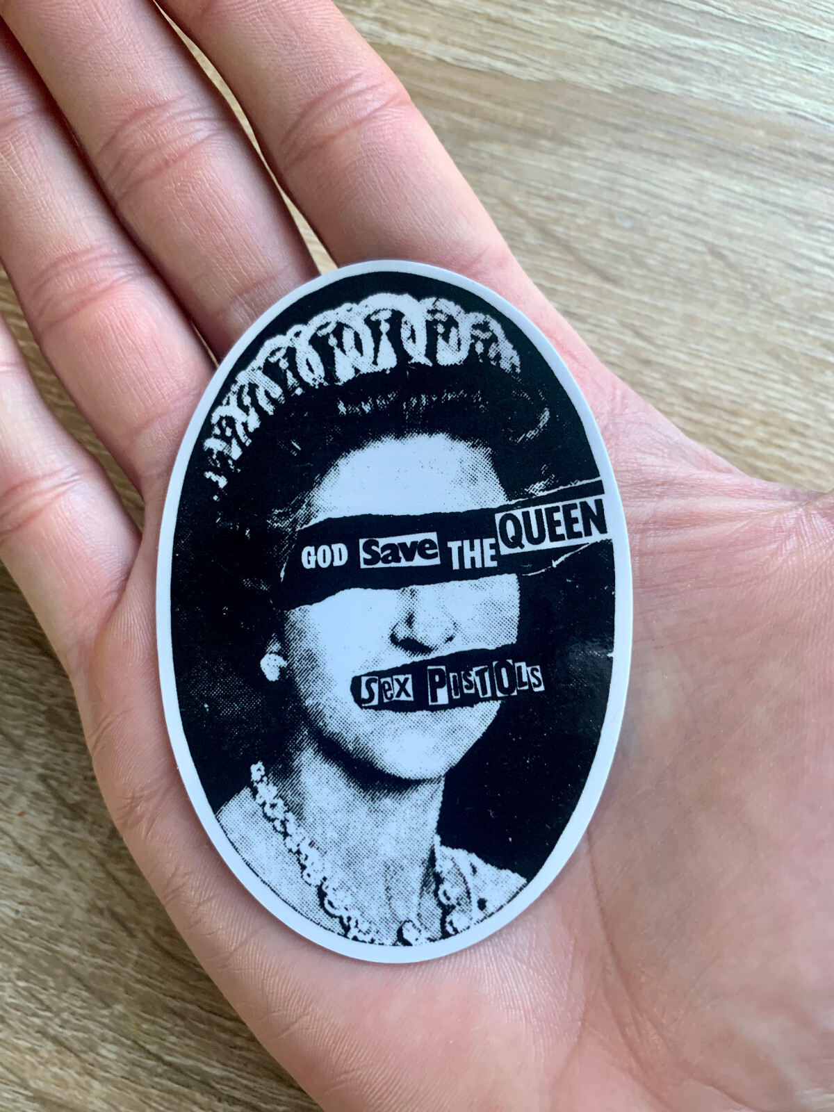 Sex Pistols God Save Queen 3.5 in Music Band Car Decal Sticker FREE SHIPPING