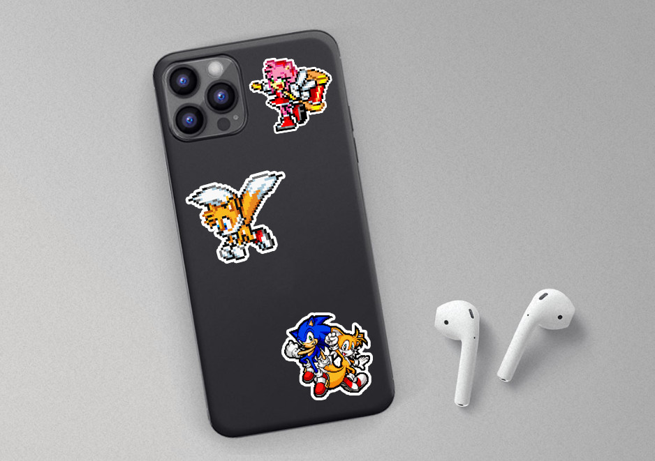 Sonic the Hedgehog Waterproof Vinyl Stickers Set 5