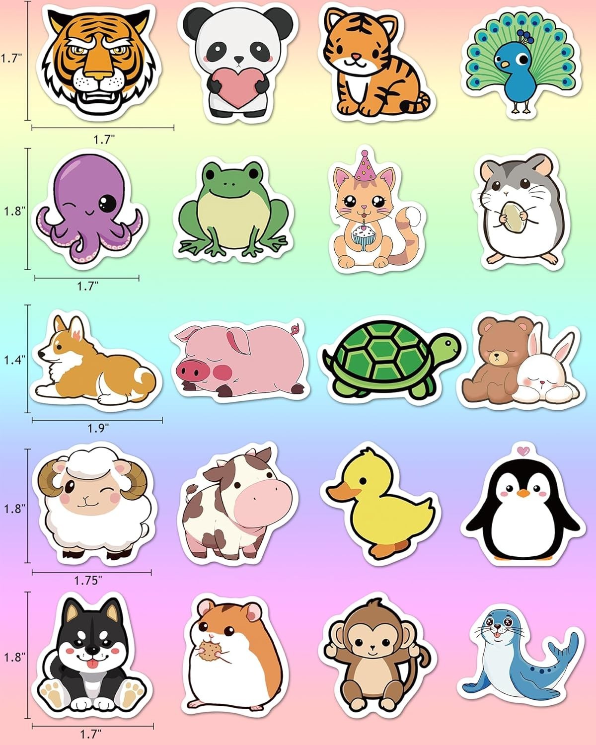 600 Pcs Stickers for Kids, Cute Water Bottle Stickers for Kids Waterproof, Vi…