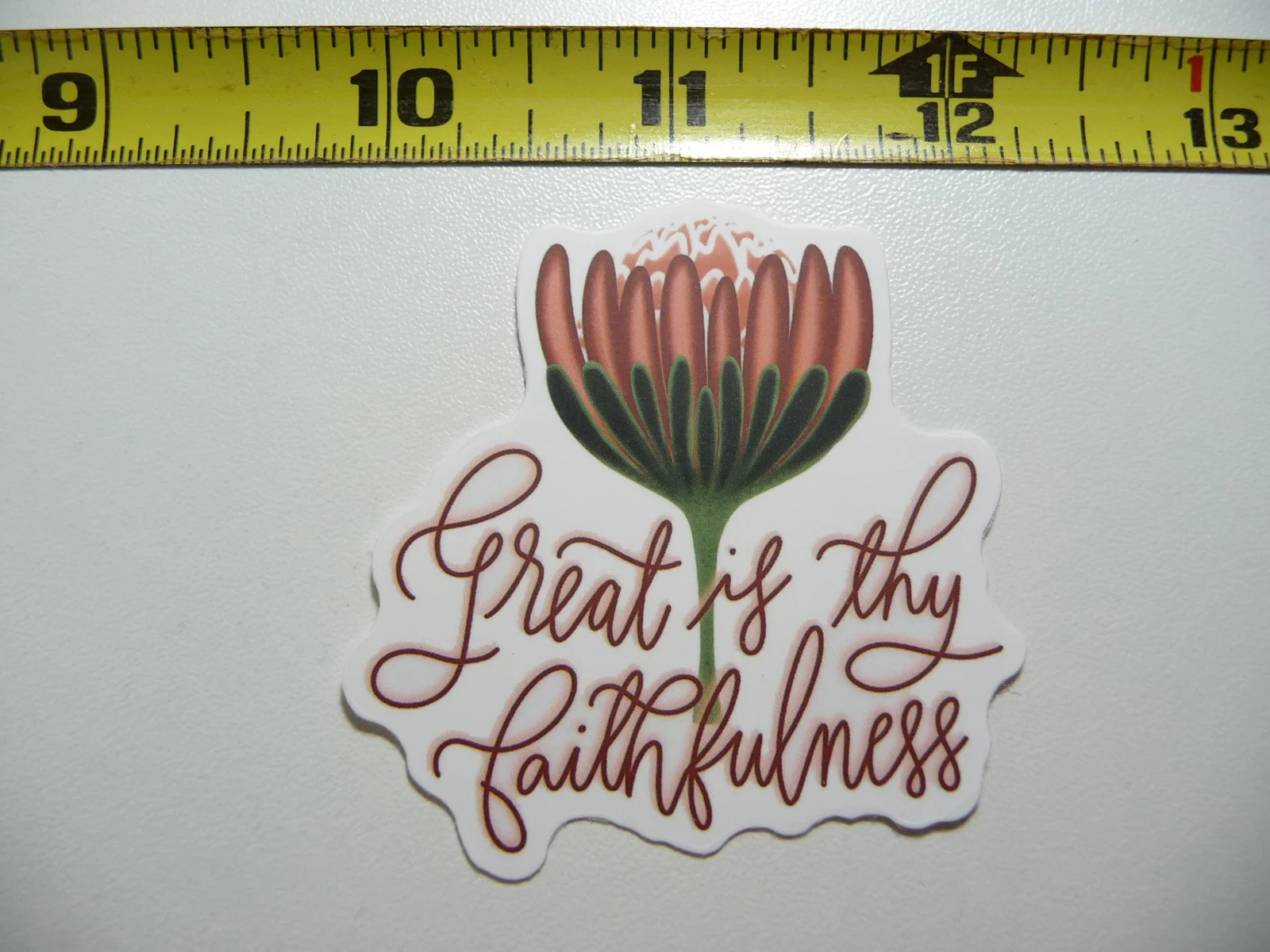 RELIGIOUS FAITHFULNESS SMALL STICKER DECAL CHURCH RELIGION FAITH CHRISTIAN