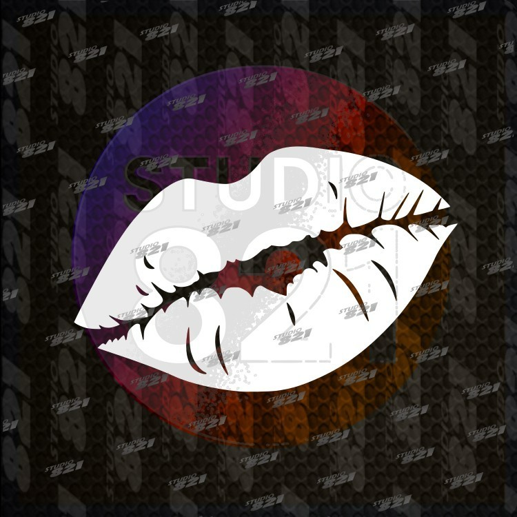 Kiss Lips girls lips Sizes and colors Vinyl Decal Sticker CLASSIC style pro best