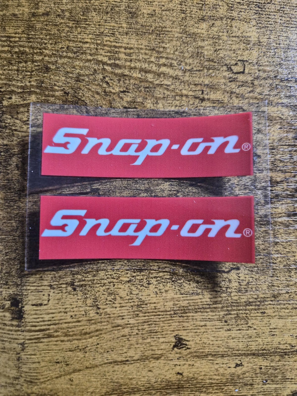 2 pc. SNAP ON High Quality UV DTF Replacement Sticker Label Decal USA NOT VINYL