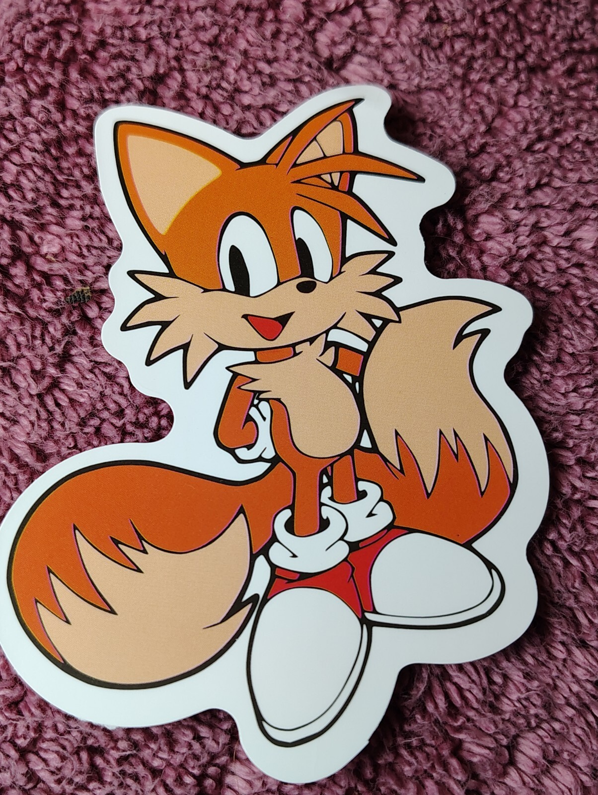 Sonic The Hedgehog Tails Decal Sticker, Tailspin Sticker 3.25″ New