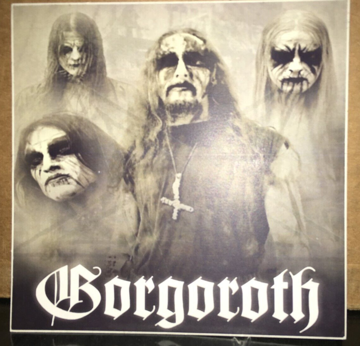 Gorgoroth Band Photo sticker Twilight of the Idols line up 5 x 5 inches