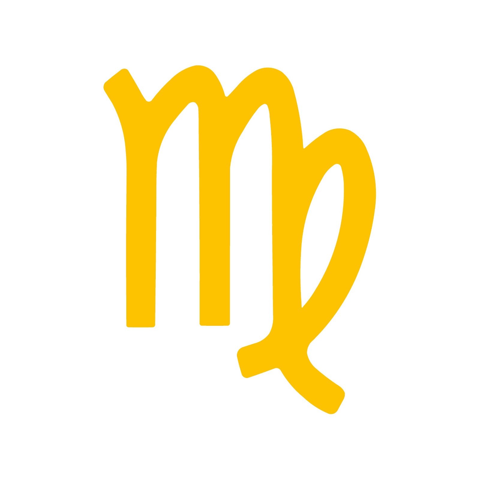 Virgo Maiden Zodiac Vinyl Decal Earth Symbol Astrology Symbol Art Sticker