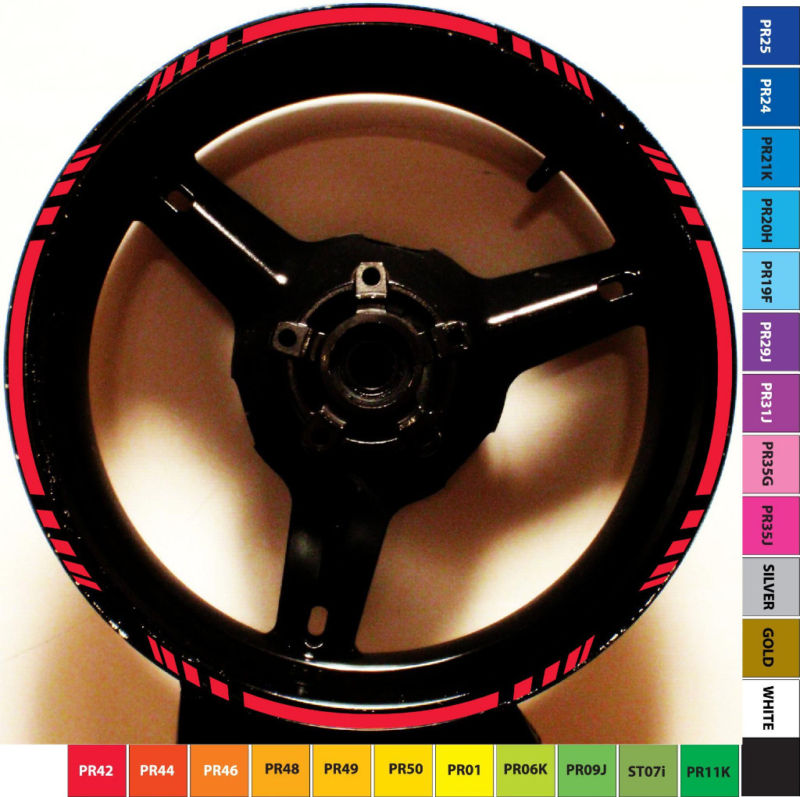 CUSTOM MOTORCYCLE RIM STRIPE WHEEL DECAL TAPE YAMAHA VMAX 17 or 18 INCH STICKER