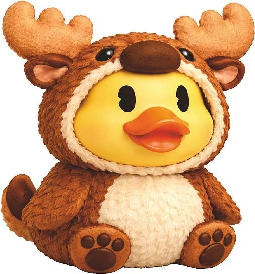 Cute Duck as Moose Decal Rubber Duck Sticker Kawaii sport Car Laptop Tumbler