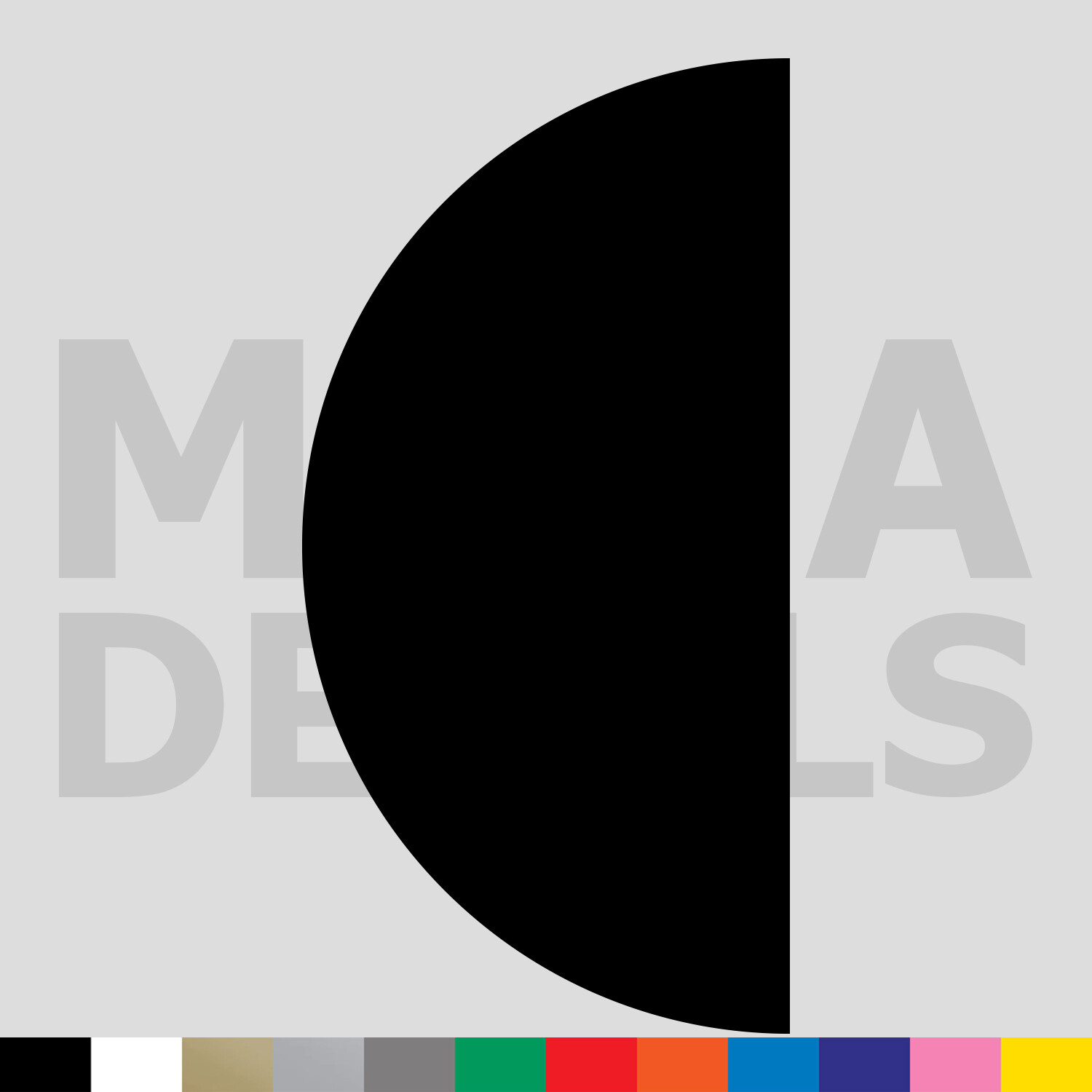 Semicircle Vinyl Die Cut Decal Sticker – Half Circle Shape Moon
