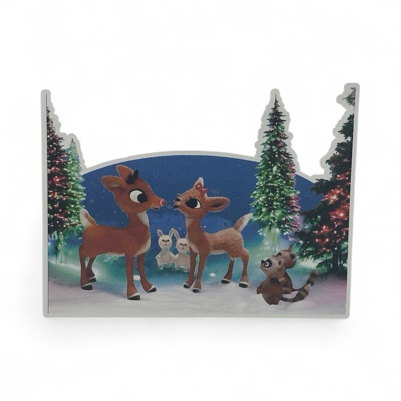 CHRISTMAS Rudolph Red-Nosed Reindeer Girlfriend Clarice 4” Vinyl Sticker Decal