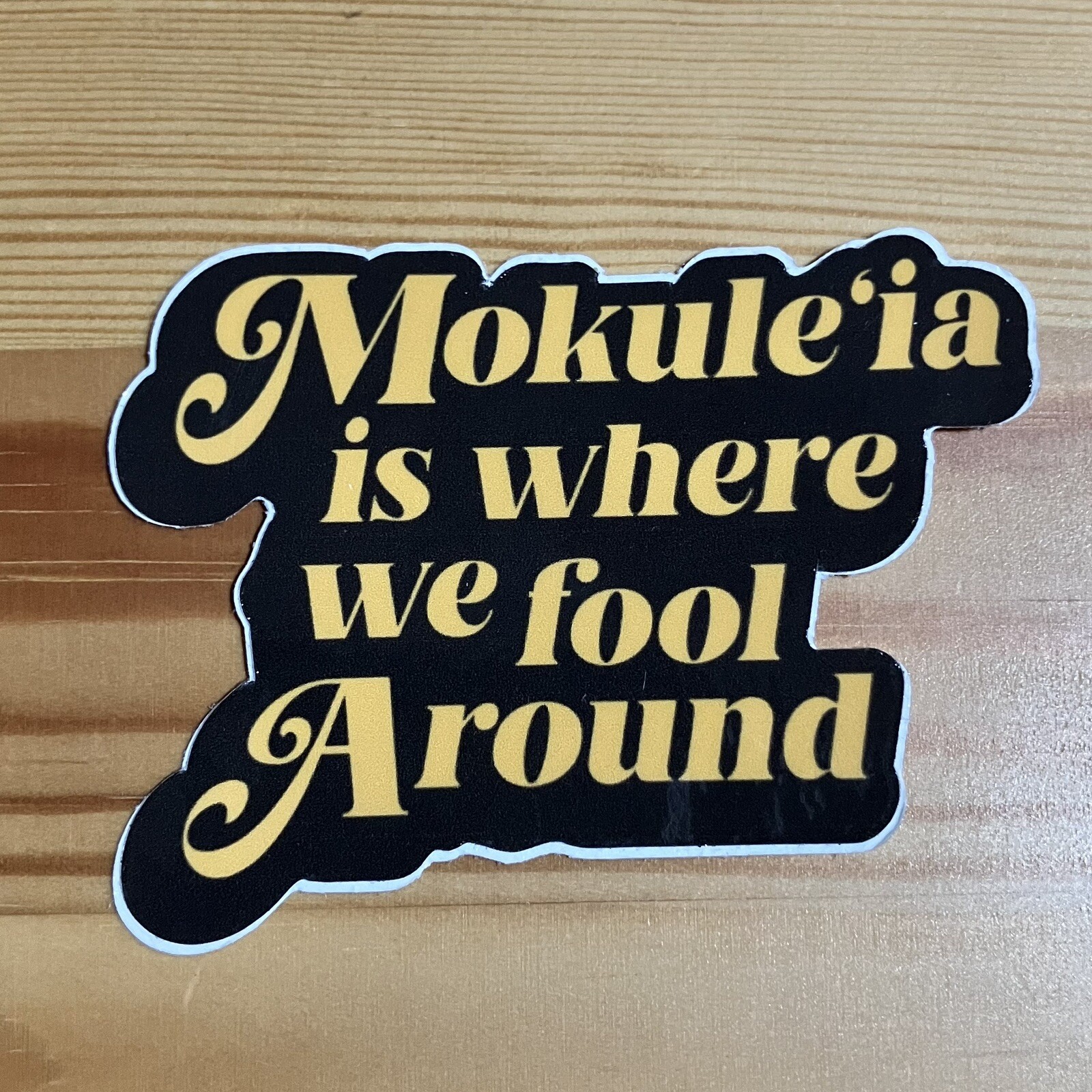 Aunty Genoa Keawe Hawaiian Music Vinyl Sticker Die Cut Mokule’ia Aloha Ukulele