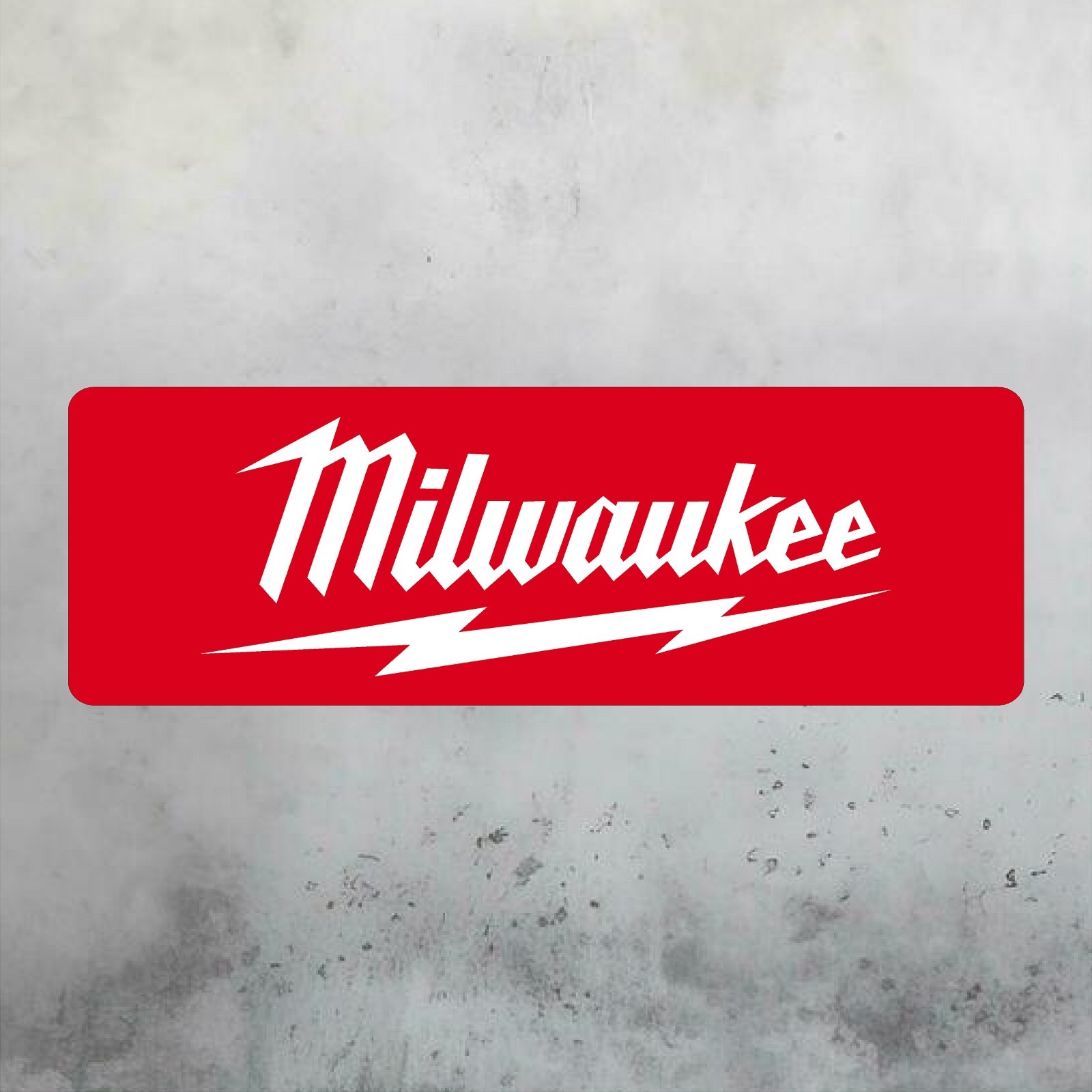 MILWAUKEE TOOLS 12in x 36in Aluminum Sign – Garage Shop Wall Art Metal Sign