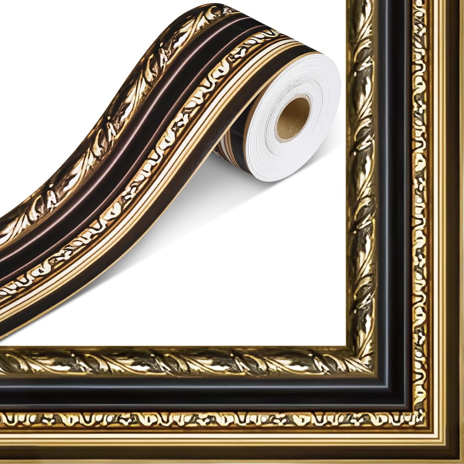 10M Self-Adhesive Wall Border Sticker Faux Picture Frame DIY Window Decals PVC