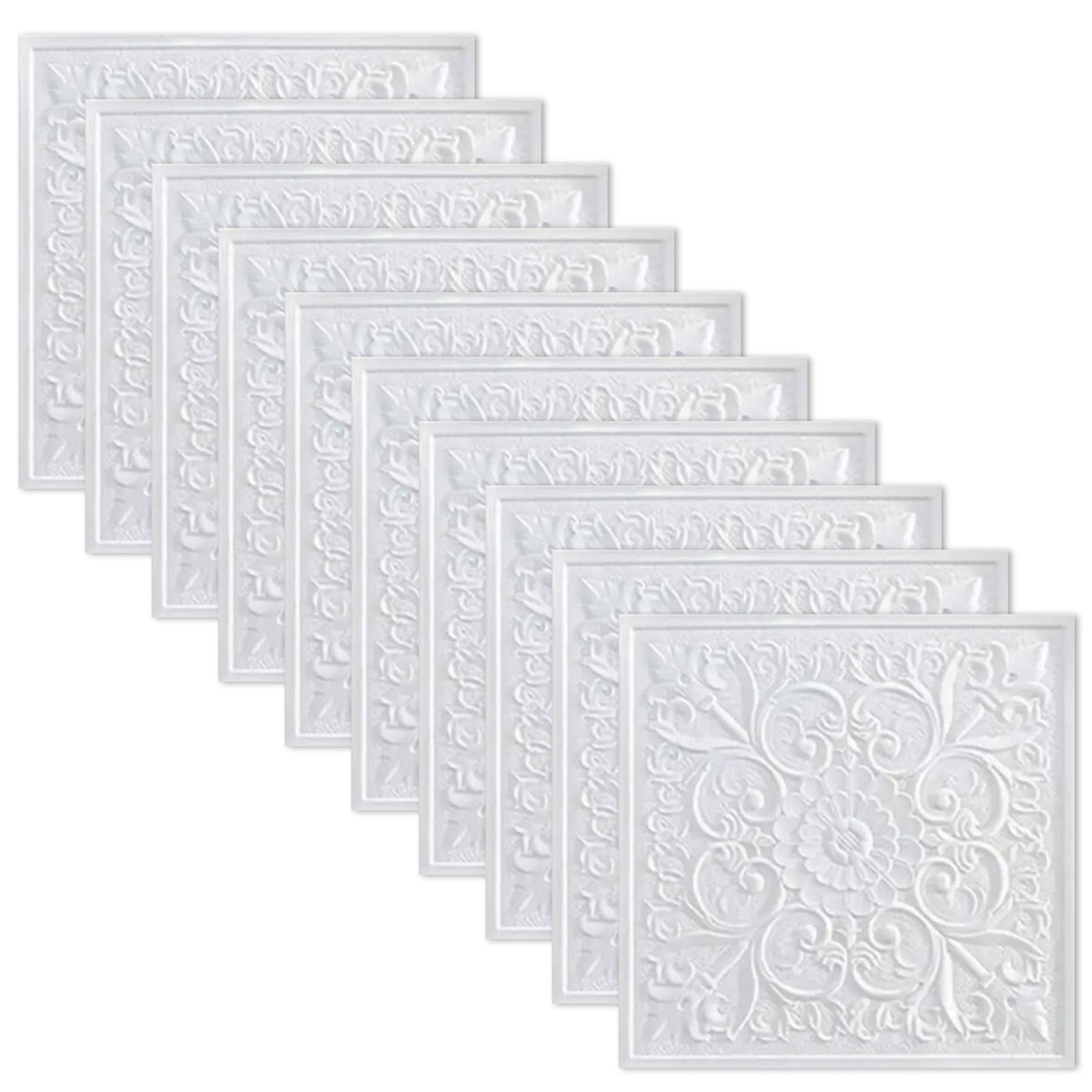 1pc 3D Tile Brick Wall Sticker Self-adhesive Foam Panel Waterproof Stickers