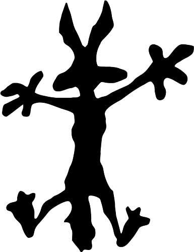 Wile E Coyote Decal / Sticker – Choose Color & Size – Road Runner, Splat