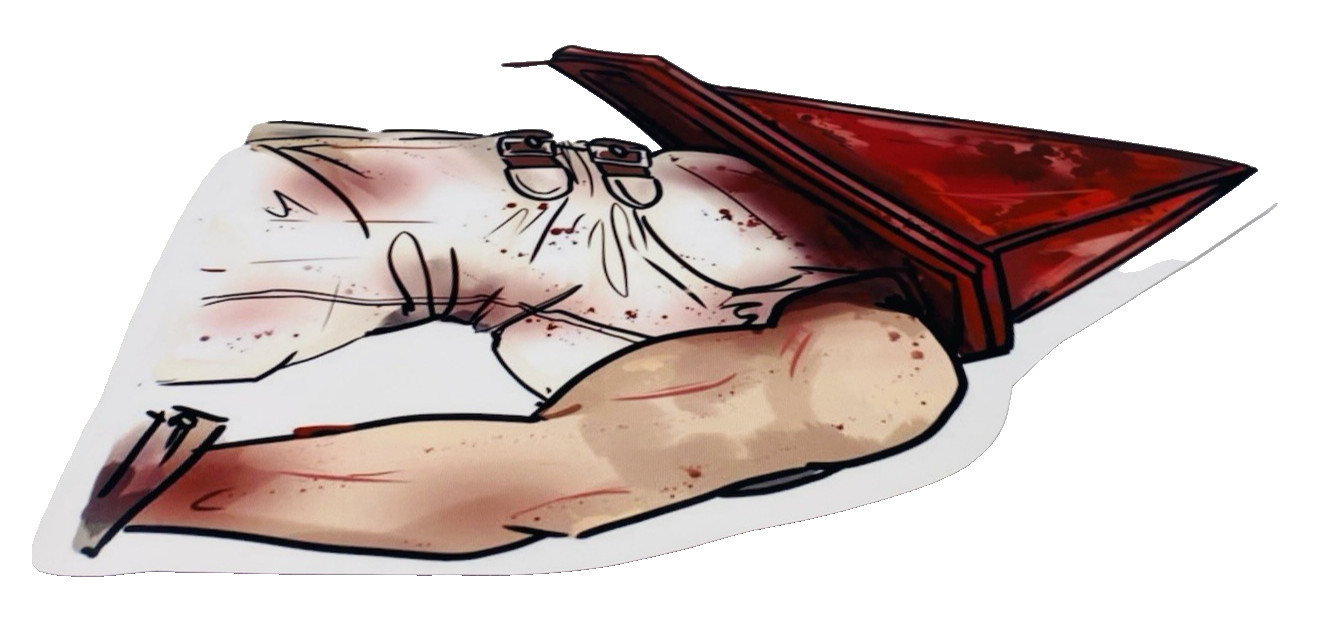 Silent Hill Pyramid Head Inspired Waterproof Car Decal Poster Vinyl Sticker Xbox