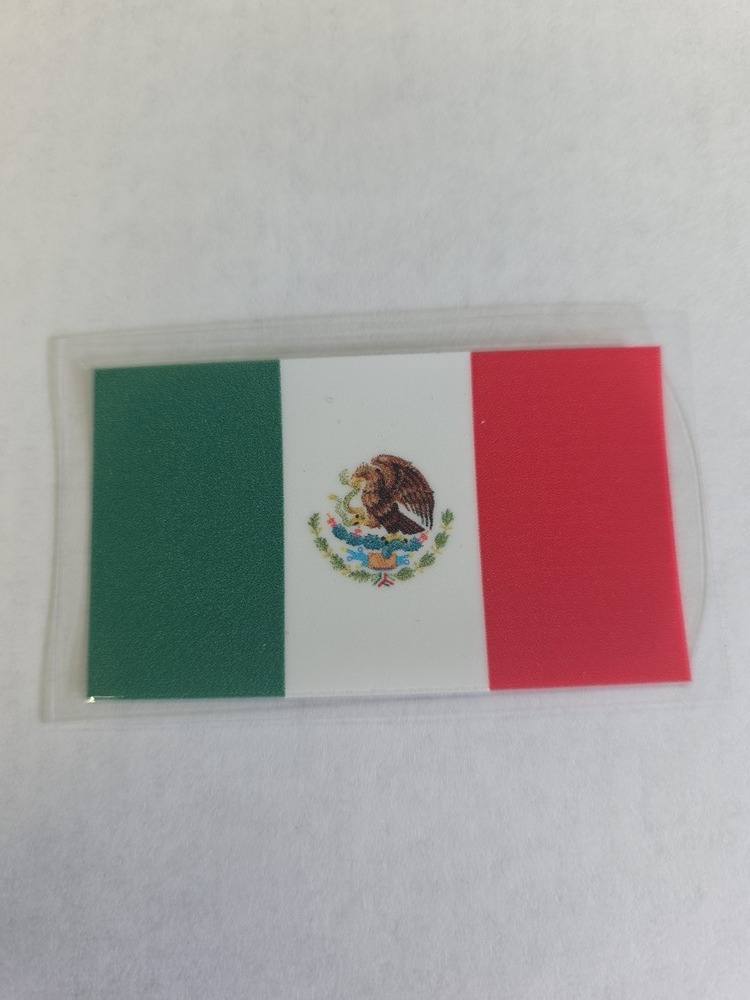 Mexican Flag UVDTF Decal Made In USA Waterproof 3in X 1.5 In