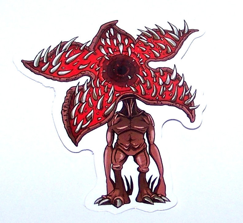 Stranger Things – Cut Sticker Film Decal Movie Horror TV Flower The Demogorgon