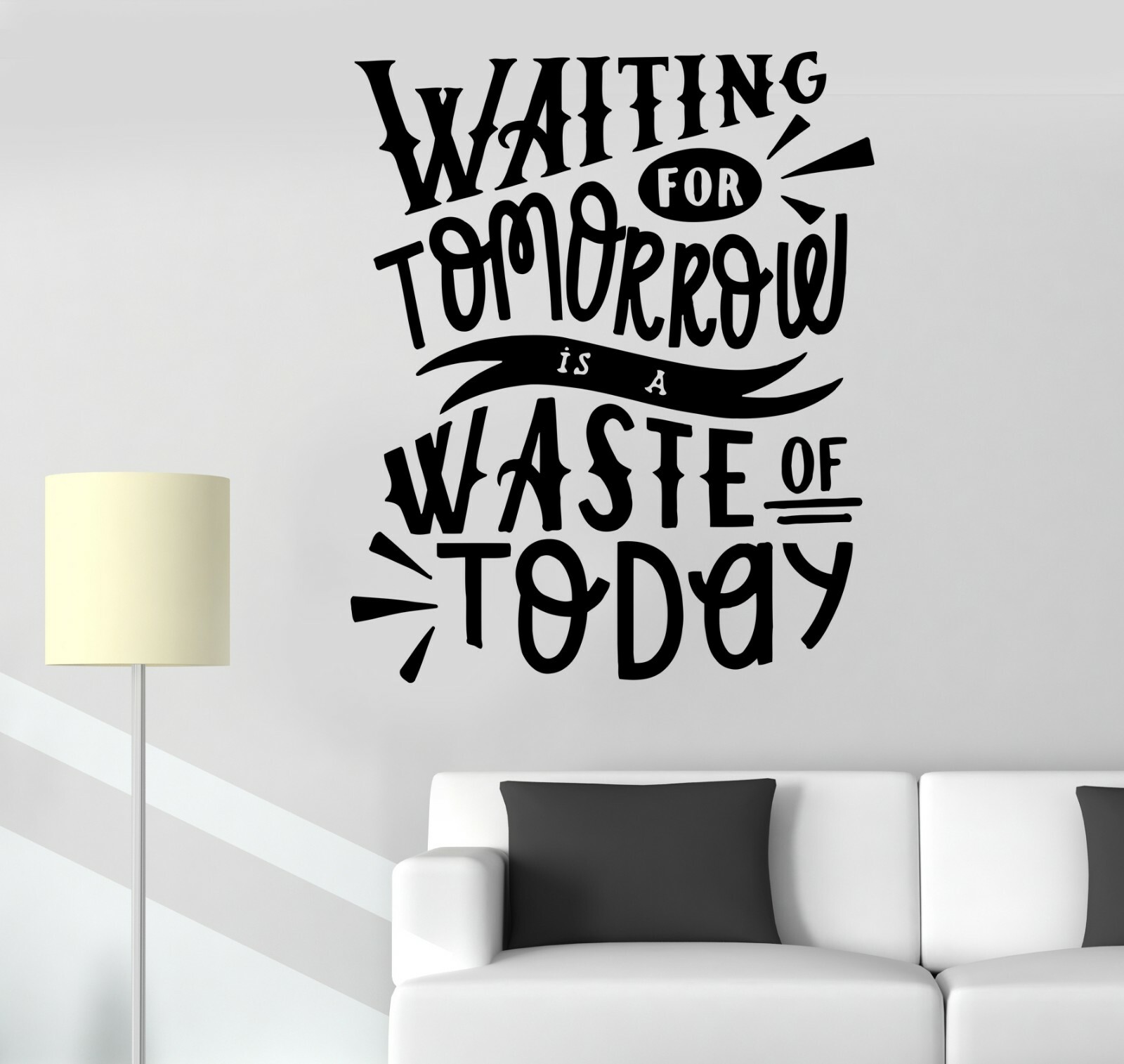 Wall Decal Words Poster Quote Motivation Success Lettering Vinyl Sticker ed1760