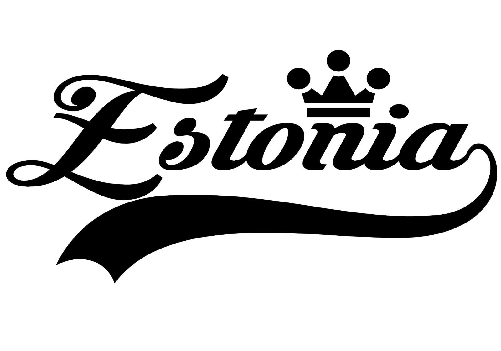 Estonia Sticker… Vinyl Wall Art Quote Decor Words Decals Sticker