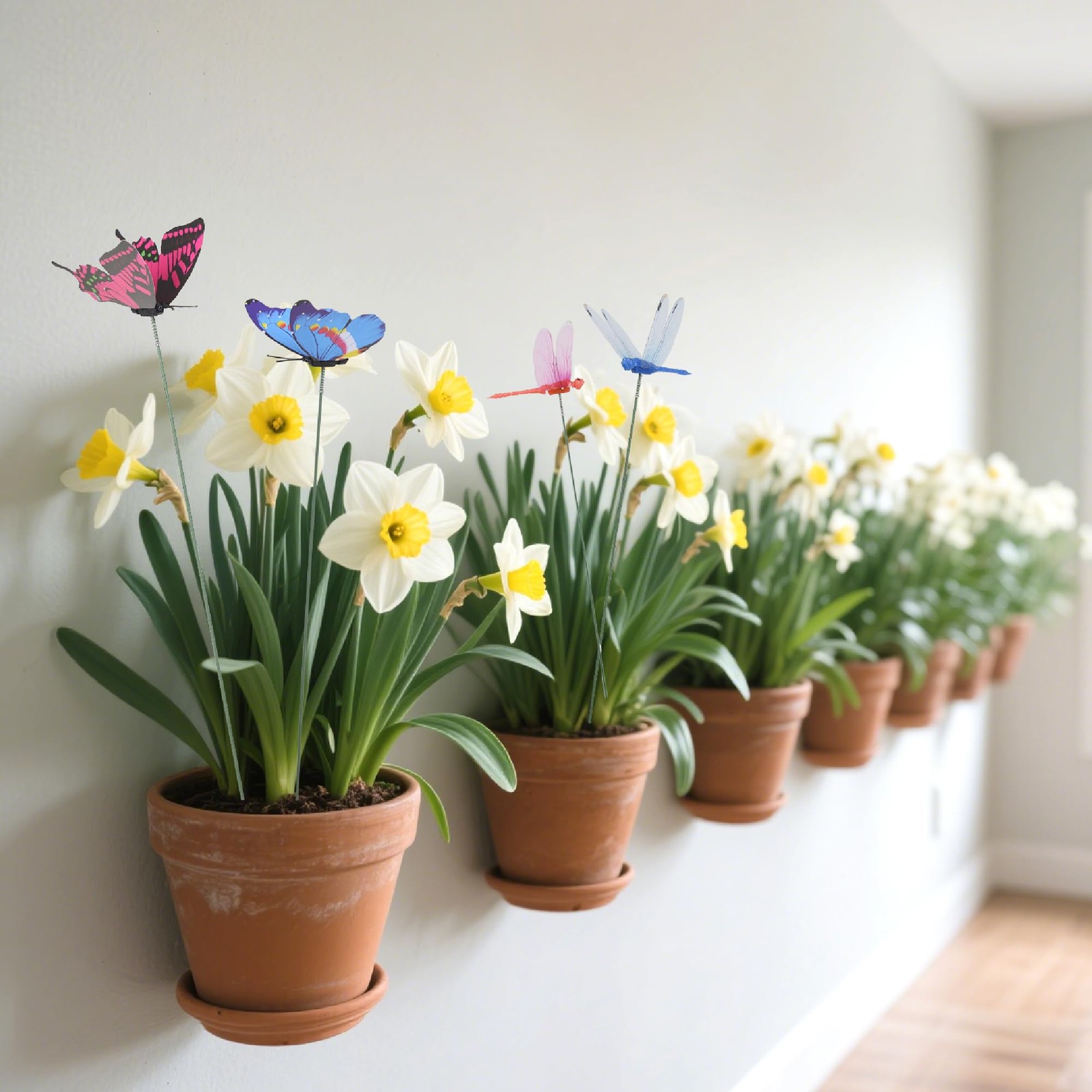 CAMATET 80 Pcs Decorative Butterfly Garden 80pcs-2.8″（Width）, 80- Multi Color